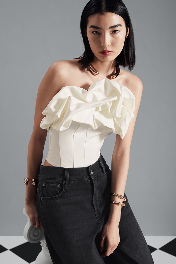 Ruffled Corset from & Other Stories