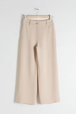 High Waisted Wide Leg Trousers from & Other Stories