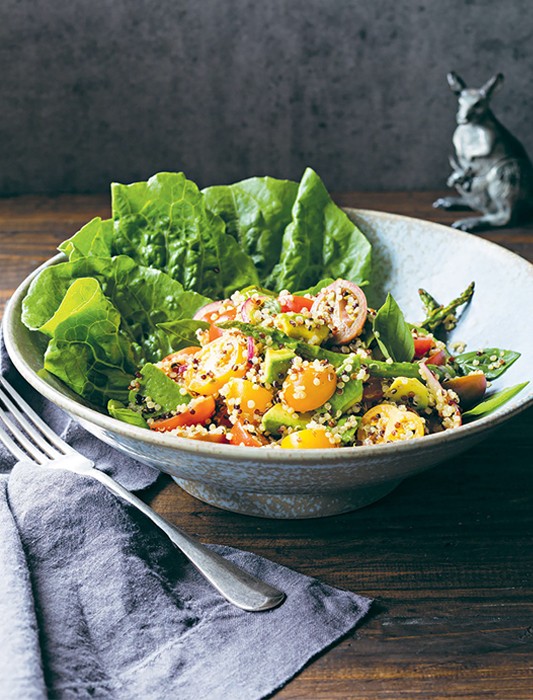 Tomato, Asparagus & Quinoa Salad