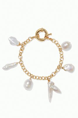 Deia Gold-Plated Pearl Bracelet from Eliou