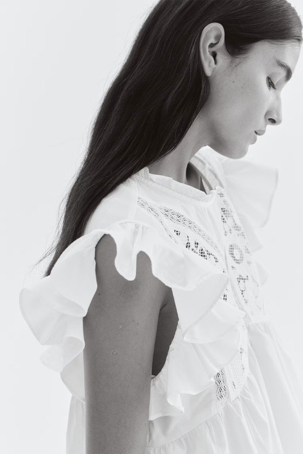 Embroidered Cotton Blouse