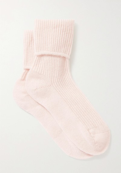 Ribbed Cashmere Socks from Johnstons Of Elgin