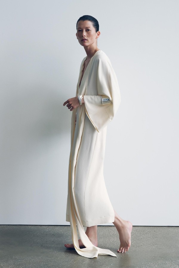 Midi Dress With Ties