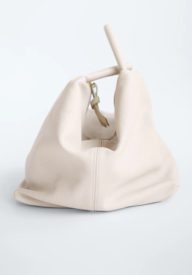 Limited Edition Seamed Leather Handbag from Zara