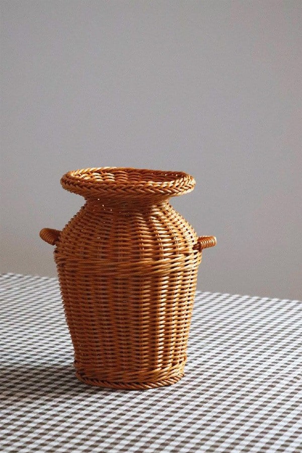 Thatch Point Woven Vase from Casa By Josephine Jenno