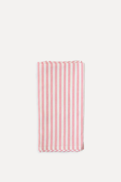 Candy Pink Stripe Napkins from Domestic Science