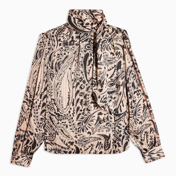 Paisley Pussybow Blouse