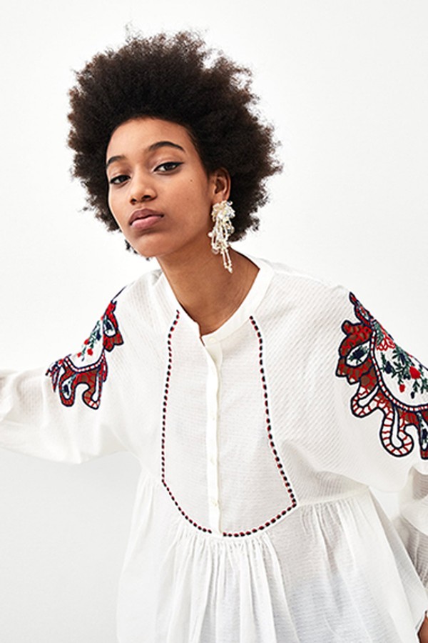 Embroidered Tunic  from Zara