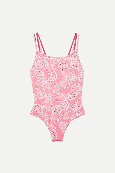 Pineapple Print Swimsuit from Mango