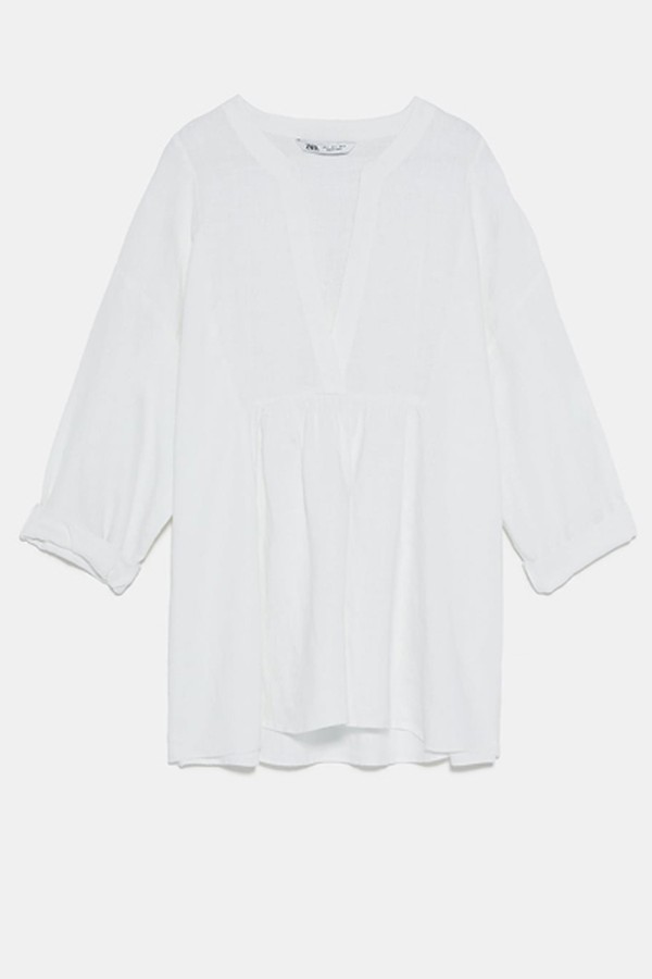 Oversized Linen Blouse from Zara