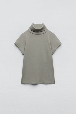 Ribbed Turtleneck Top from Zara