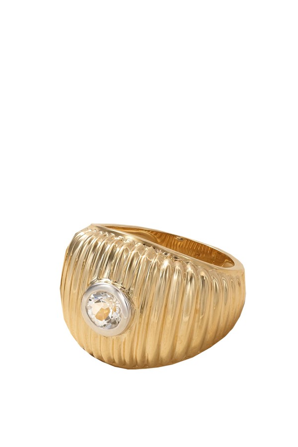 9-Karat Gold Topaz Ring from YVONNE LÉON 