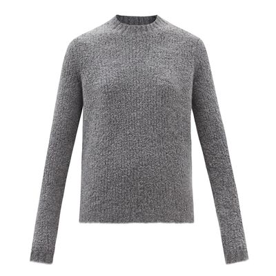 Grey Cashmere Blend Knit Top from Gabriela Hearst
