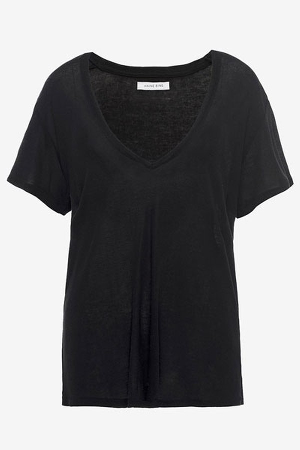Deep V-Neck Tshirt from Anine Bing