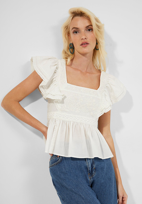Elana Embroidered Top