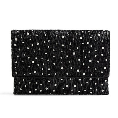 Polkadot Sequin Clutch from Jigsaw