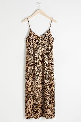 Satin Leopard Slip Dress from & Other Stories