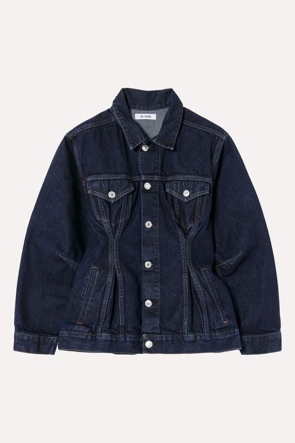 Pintuck Denim Jacket from Re/Done