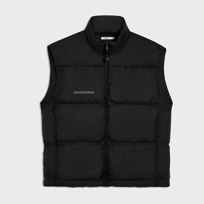 Channeled Gilet Black