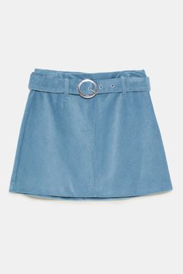 Mini Skirt With Belt from Zara