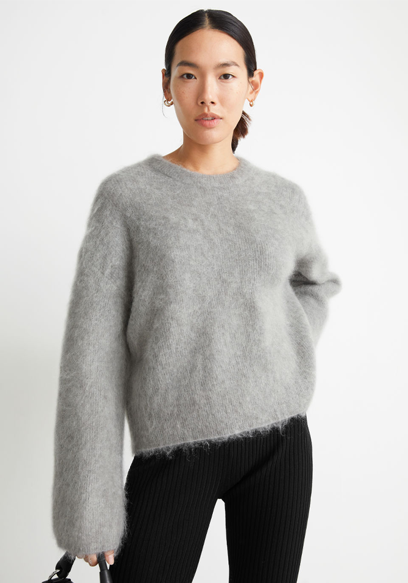 Fuzzy Knit Jumper from & Other Stories