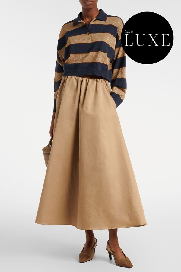 Suede Slingback Pumps from Brunello Cucinelli