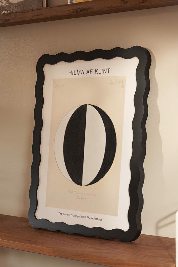Wavy Picture Frame Wood from Postery