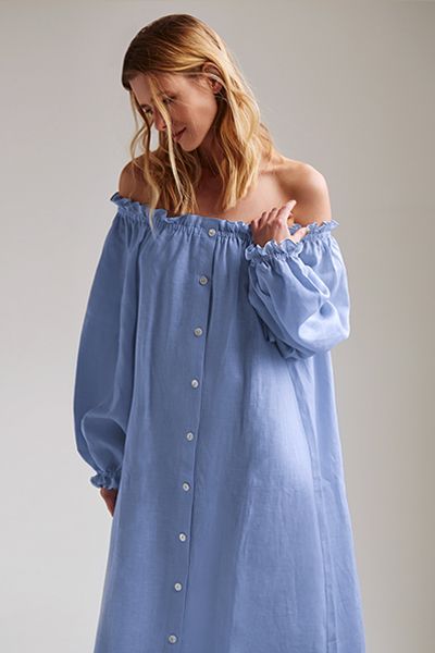 Moonstone Blue Loungewear Dress