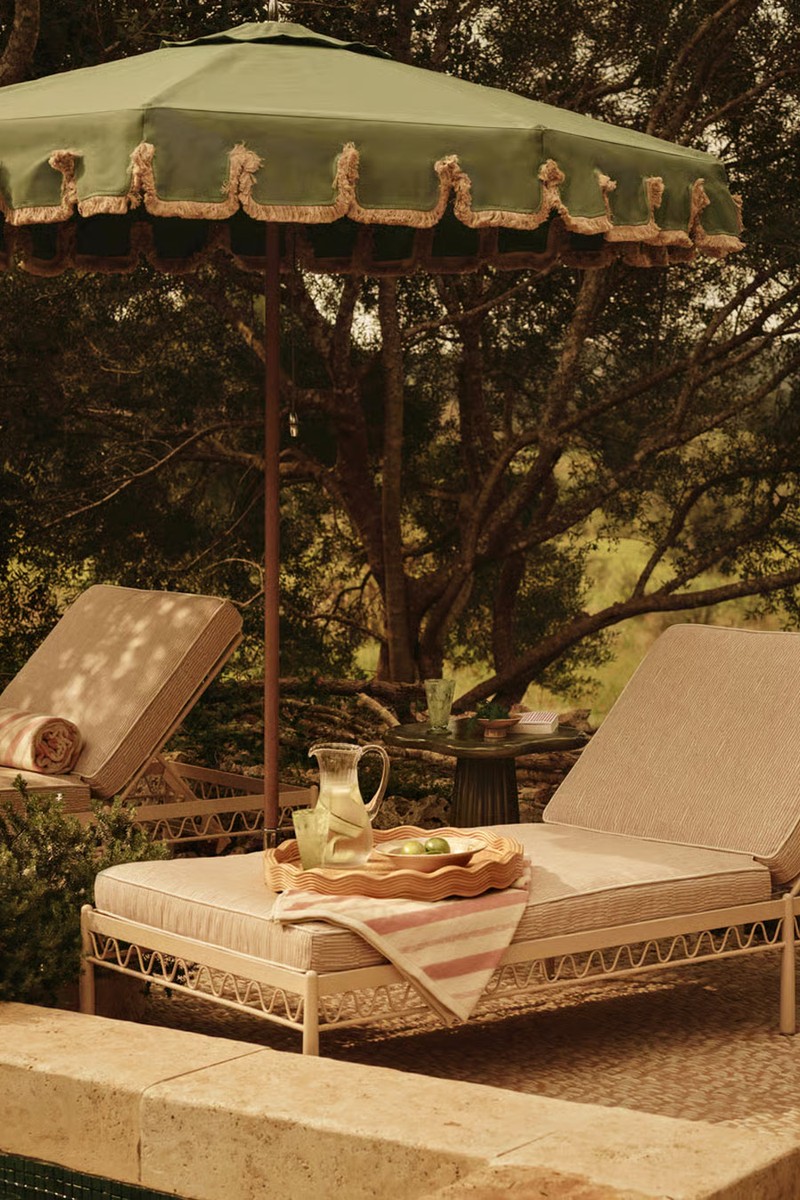 Alvaro Outdoor Chaise Lounger from Soho Home