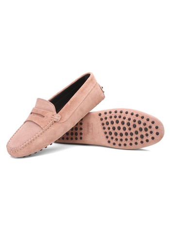 Pink Suede Driving Shoes from Aurelien