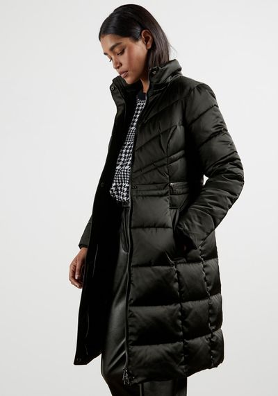 Samira Long Belted Padded Coat