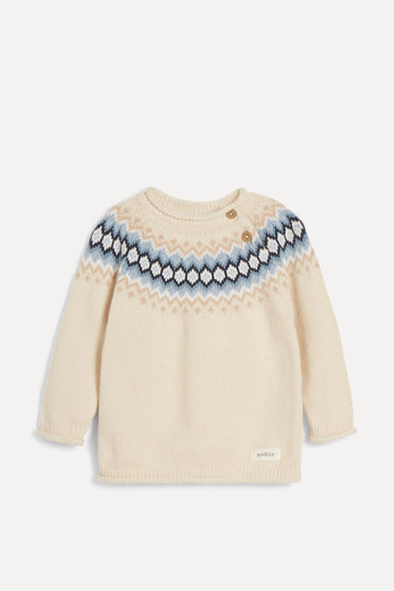 Jacquard-Knit Jumper from Newbie