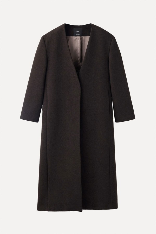 Long Wool Coat from Mango