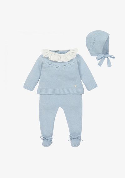 Knitted Wool Baby Outfit from Beatrice & George