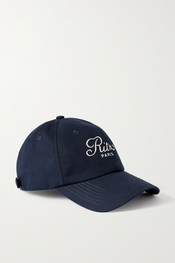 Embroidered Cotton-Canvas Baseball Cap from Frame + Ritz Paris