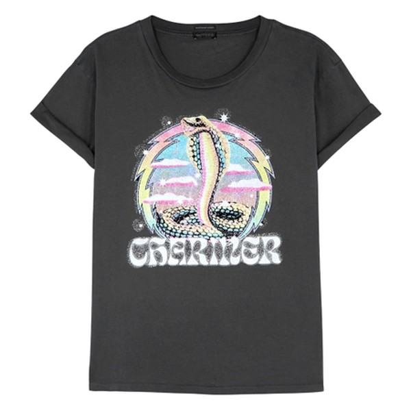 Goodie Printed Cotton T-Shirt from Mother