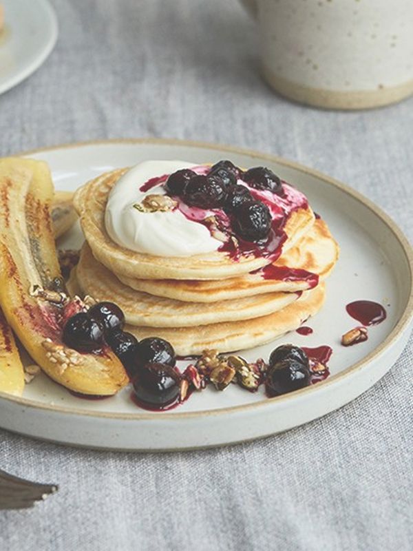 Tom Daley’s Banana & Blueberry Pancakes