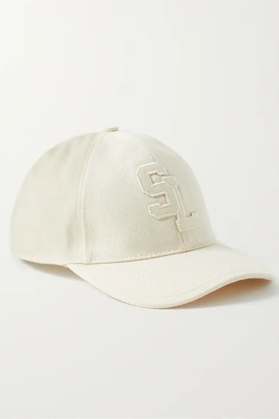 Appliquéd Cotton-Twill Baseball Cap from Saint Laurent