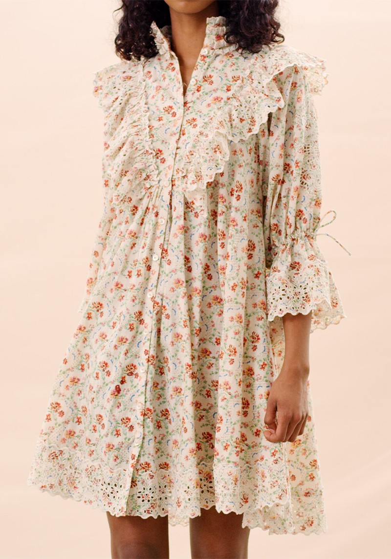 Cotton Slub Shift Dress from By Timo