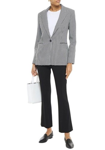 Vadimy Houndstooth Woven Blazer from Maje