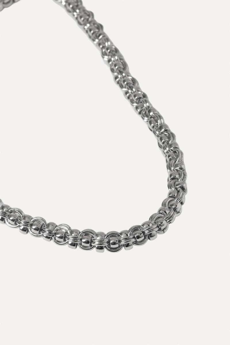 Textured Link Necklace