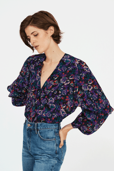 Printed Silk Blouse from Claudie Pierlot