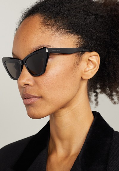 Cat Eye Acetate Sunglasses  from Saint Laurent