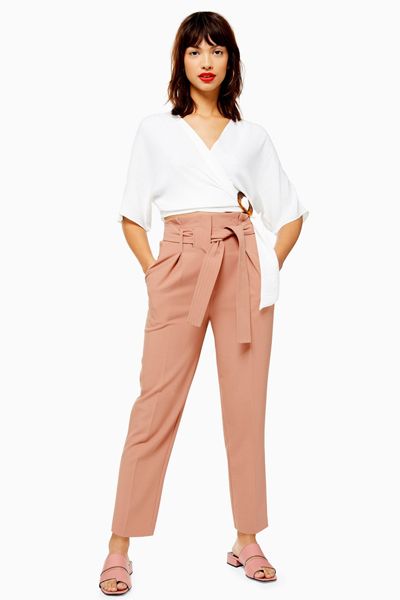 Nude Stitch Belt Peg Trousers