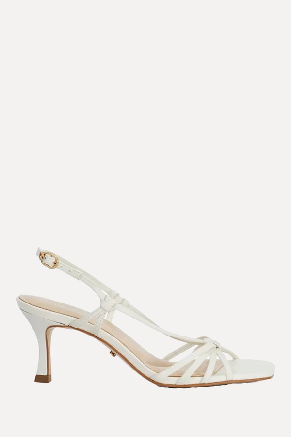 Mischevious Strappy Leather Heeled Sandals