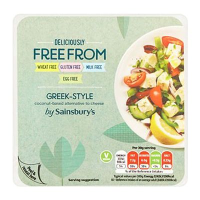Greek-Style Coconut Based Alternative To Cheese from Sainsbury's