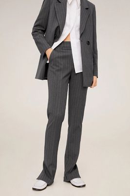 Pinstripe Suit Trousers from Mango