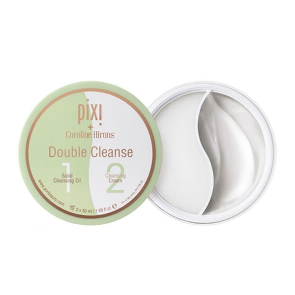 Double Cleanse Solid Cleansing Oil & Cleansing Cream from Pixi + Caroline Hirons