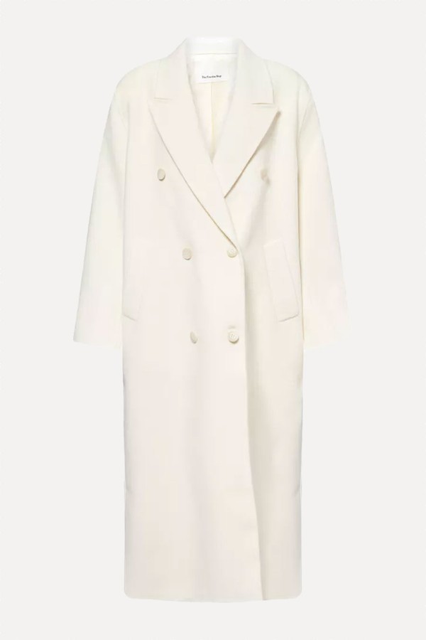 Gaia Double-Breasted Wool-Blend Coat from THE FRANKIE SHOP