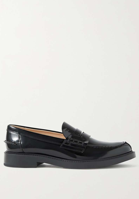 Gomma Basso 59C Patent-Leather Loafers from Tod's
